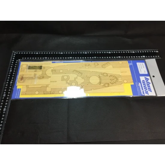Artwox BM10006A 1/350 USS Montana Wooden Deck, Masks, Planking Masking PE for Very Fire kit #VF350913 - Model Ships & Boats