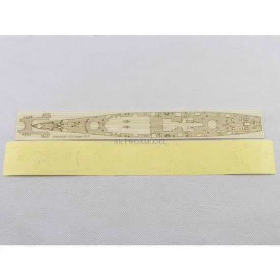 Artwox BM20028A 1/700 USS Guam CB-2 Wooden Deck w/Masking for Trumpeter kit #06739