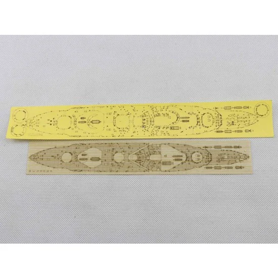 Artwox BM20034A 1/700 HMS Iron Duke 1941 Wooden Deck and Mask for Flyhawk #FH1312S - Model Ships & Boats