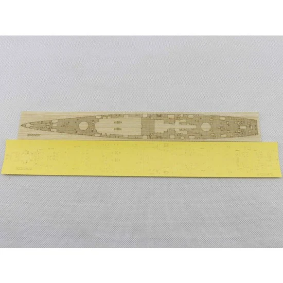 Artwox BM20037A 1/700 USS Alaska CB-1 Wooden Deck and Mask for Trumpeter #06738