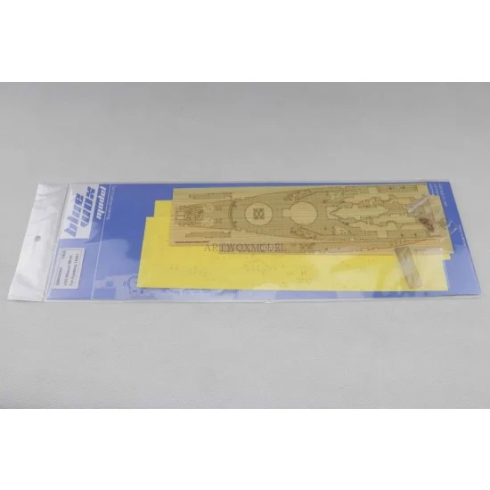 Artwox BM40004A 1/400 USS Missouri BB-63 Wooden Deck w/Masking Sheets & PE for Academy kit #14401