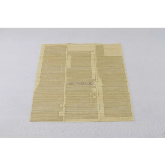 Artwox BW10010 1/350 US Aircraft Carrier CV-13 Franklin Wooden Deck for Trumpeter kit #05604