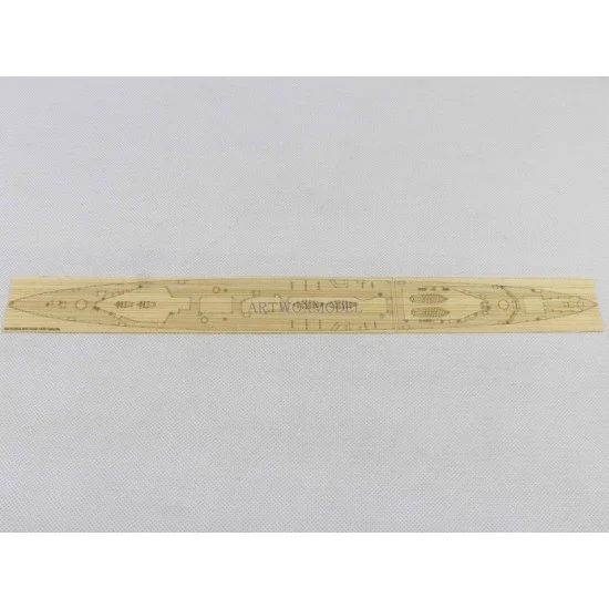 Artwox BW10029 1/350 HMS Calcutta Wooden Deck for Trumpeter kit #05362 - Model Ships & Boats