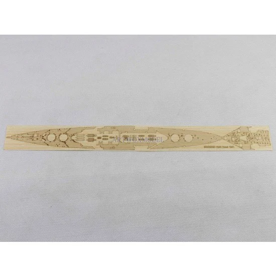 Artwox BW20032 1/700 HMS Hood 1941 Wooden Deck for Flyhawk FH1160 - Model Ships & Boats