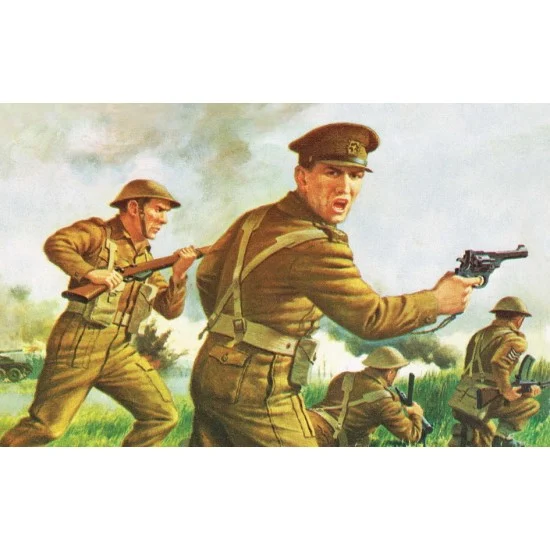 Airfix 00763V 1/76 WWII D-Day British Infantry N. Europe (48 parts)
