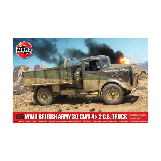 Airfix 1380 1/35 WWII British Army 30-cwt 4x2 GS Truck