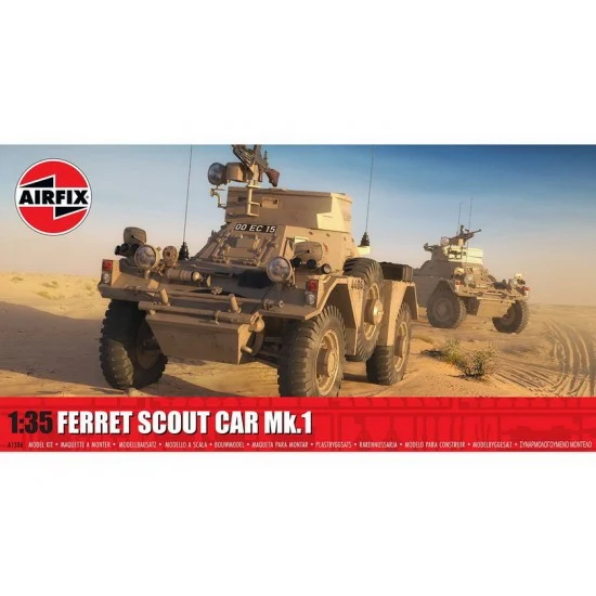 Airfix 1386 1/35 Ferret Scout Car Mk.1 - Military Vehicles & Tanks