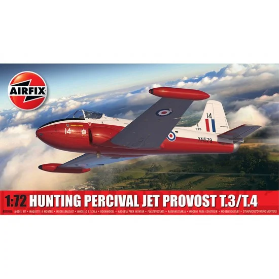 Airfix 02103A 1/72 Hunting Percival Jet Provost T.3/T.4 - Model Planes