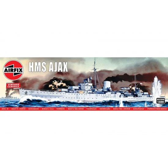 Airfix 03204V 1/600 HMS Ajax Light Cruiser - Model Ships & Boats