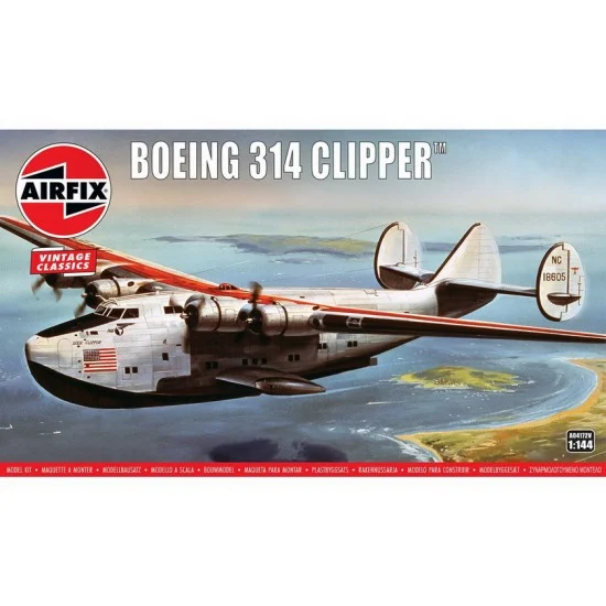 Airfix 04172V 1/144 Boeing 314 Clipper Flying Boat - Model Planes