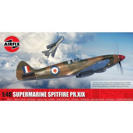 Airfix 05119A 1/48 Supermarine Spitfire PR.XIX Fighter - Model Planes