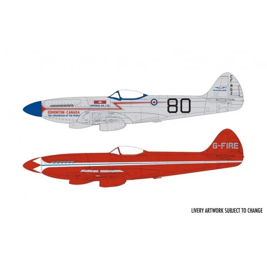 Airfix 5139 1/48 Supermarine Spitfire Mkxiv Race Schemes - Model Planes