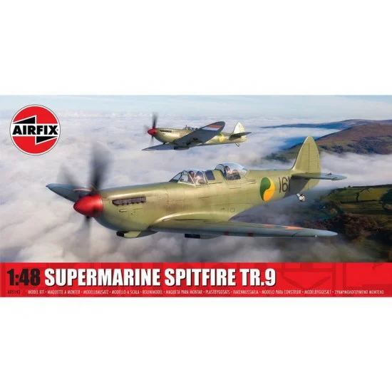 Airfix 5143 1/48 Supermarine Spitfire Tr.9 Fighter - Model Planes