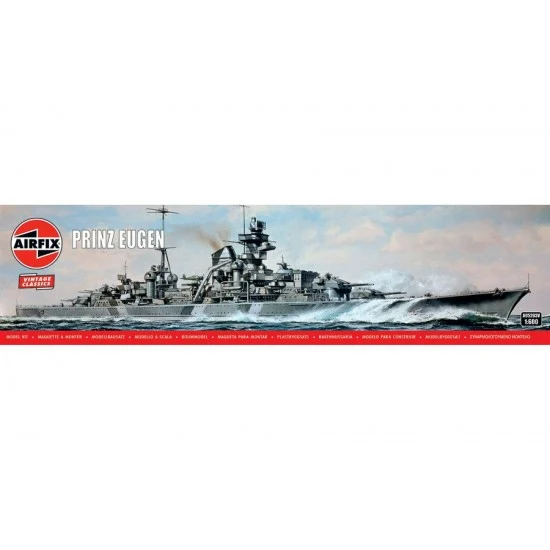 Airfix 05203V 1/600 German Cruiser Prinz Eugen - Model Ships & Boats