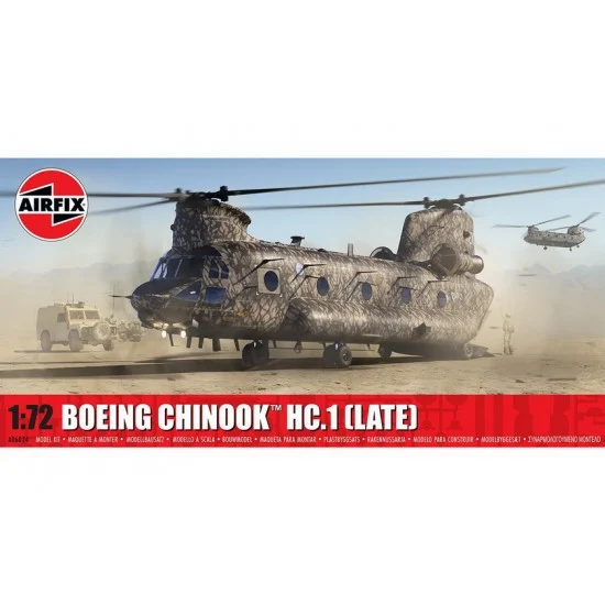 Airfix 6024 1/72 Boeing Chinook HC.1 Late Helicopter - Model Planes
