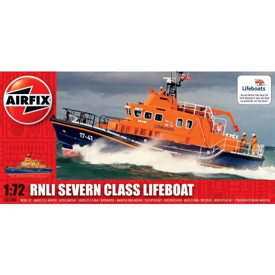 Airfix 7280 1/72 RNLI Severn Class Lifeboat - Model Ships & Boats