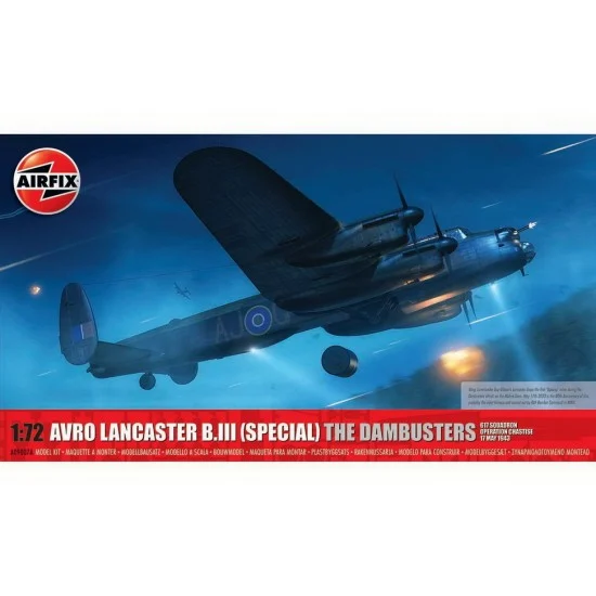 Airfix 09007A 1/72 Avro Lancaster B.III (SPECIAL) 'THE DAMBUSTERS' - Model Planes