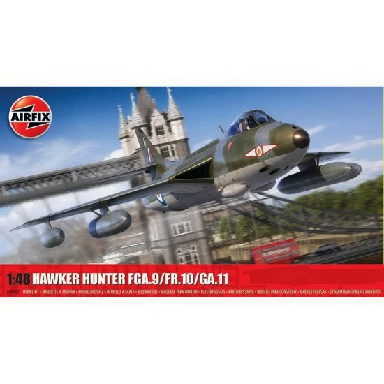 Airfix 9192 1/48 Hawker Hunter FGA.9/FR.10/GA.11 - Model Planes
