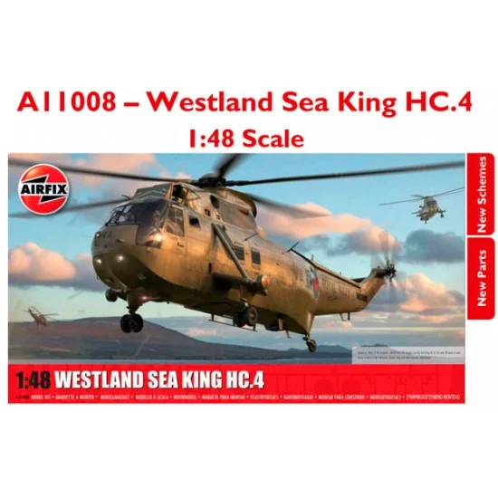 Airfix 11008 1/48 Westland Sea King HC.4 Helicopter - Model Planes