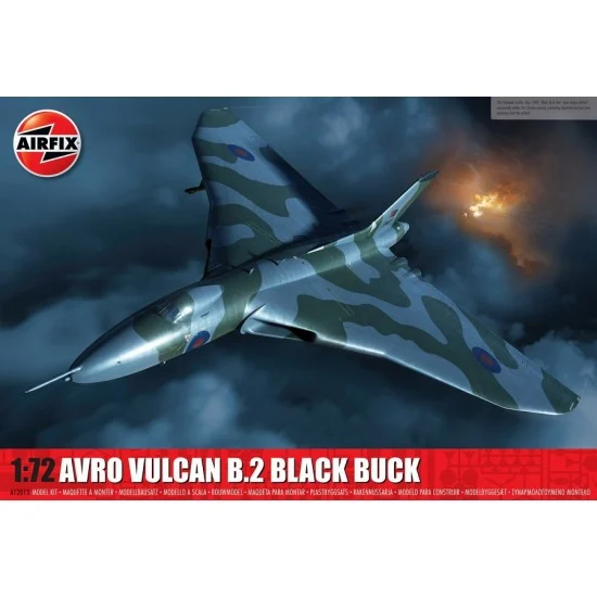 Airfix 12013 1/72 Avro Vulcan B.2 Black Buck - Model Planes