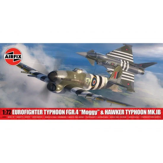 Airfix 40001 1/72 Eurofighter Typhoon FGR.4 "Moggy" and Hawker Typhoon Mk.IB - Twin Pack