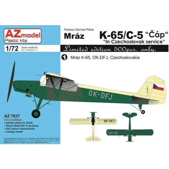 AZ model 7637 1/72 K-65/C-5 ''Cap'' In Czechoslovak service