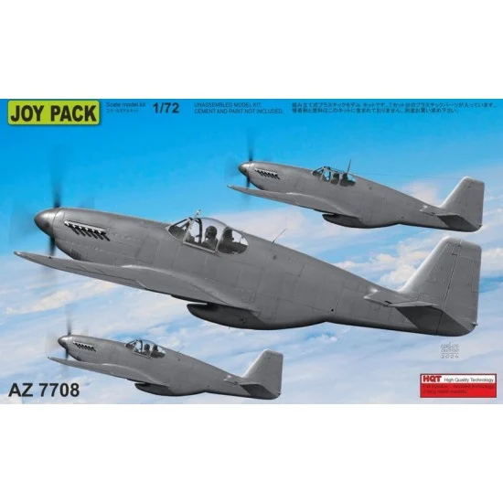 AZ model 7708 1/72 P-51B/C Mustang JOYPACK Fighter