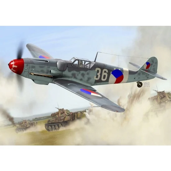 AZ model 7818 1/72 Messerschmitt Bf 109G-6 ''Captured'' Fighter