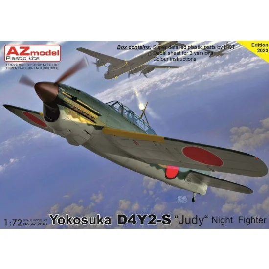 AZ model 7843 1/72 Yokosuka D4Y2-S Suisei ''Judy'' Night Fighter