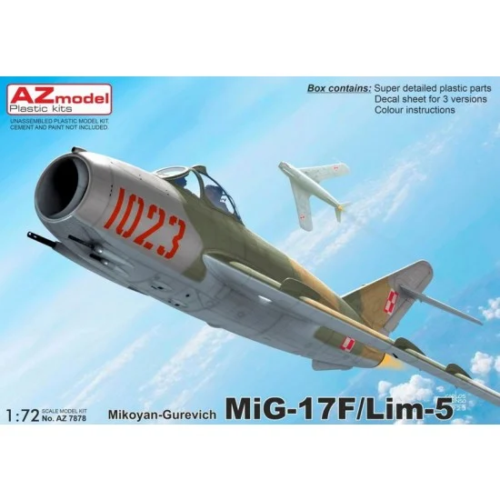 AZ model 7878 1/72 Mikoyan-Gurevich MiG-17F/Lim-5