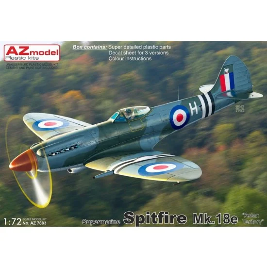 AZ model 7883 1/72 Supermarine Spitfire Mk.18e ''Asian Teritory'' - Model Planes