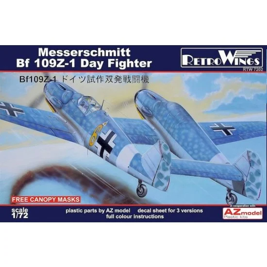 AZ model RTW7202 1/72 Messerschmitt Bf 109Z-1 Night Fighter [RetroWings]