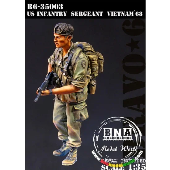 Bravo6 35003 1/35 US Sergeant Vietnam 1968 (1 Figure) - Model Figures