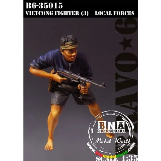 Bravo6 35015 1/35 Viet Cong Fighter Local Forces III (1 Figure) - Model Figures