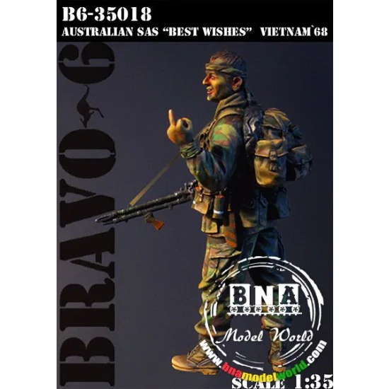 Bravo6 35018 1/35 "Best Wishes" Australian SAS Vietnam 1968 (1 Figure) - Model Figures