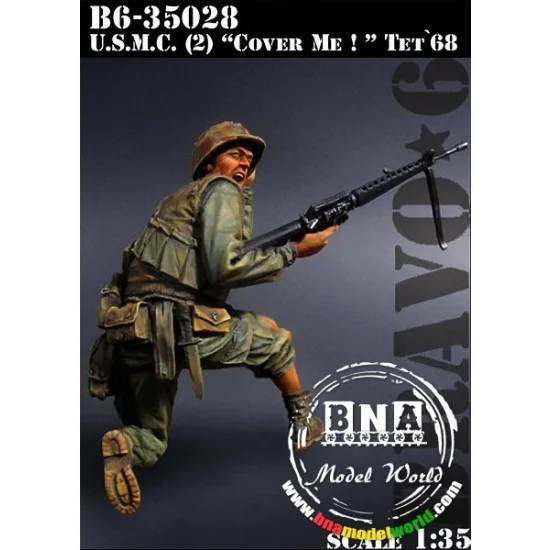Bravo6 35028 1/35 USMC "Cover Me!" Tet Offensive 1968 (1 Figure) - Model Figures