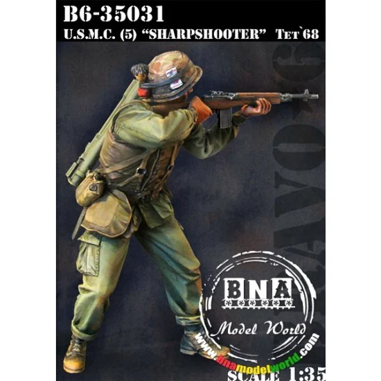 Bravo6 35031 1/35 USMC "Sharpshooter" Tet Offensive 1968 (1 Figure) - Model Figures