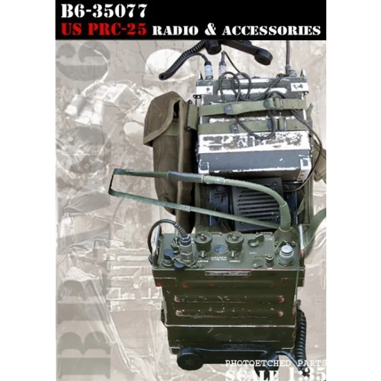 Bravo6 35077 1/35 US PRC-25 Radio and Accessories