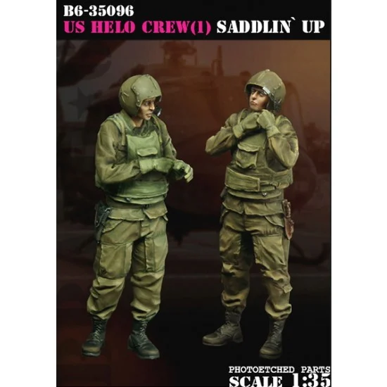 Bravo6 35096 1/35 US Helo Crew Vol.1 "Saddling Up" (2 figures) - Model Figures