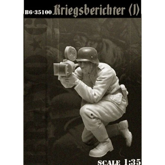 Bravo6 35100 1/35 Kriegsberichter w/Arriflex 35mm Reflex Motion Picture Camera - Model Figures