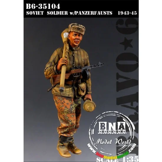 Bravo6 35104 1/35 Soviet Soldier with Panzerfaust, 1943-1945