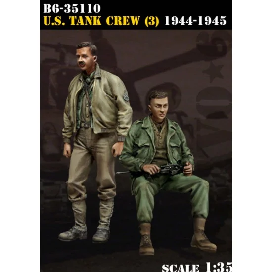 Bravo6 35110 1/35 US Tank Crew (3) 1944-1945 (2 Figures)