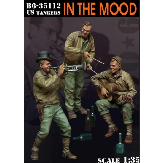 Bravo6 35112 1/35 US Tankers "In the Mood" (3 figures) - Model Figures