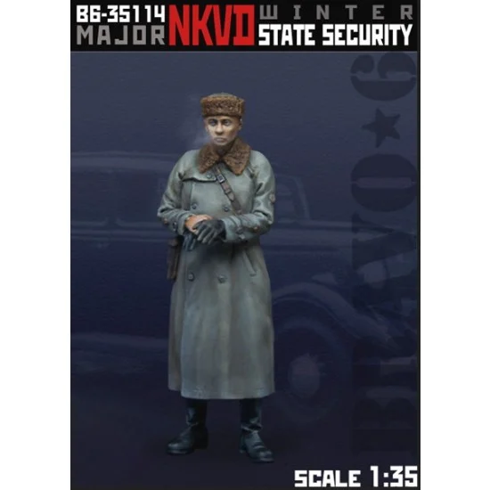 Bravo6 35114 1/35 NKVD (State Security) Major in Winter (1 figure) - Model Figures