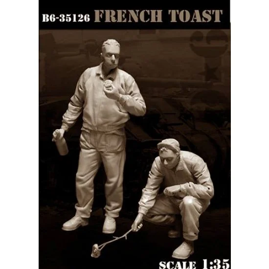 Bravo6 35126 1/35 WWII US Tankers Eating Vol.1 - French Toast (2 figures)