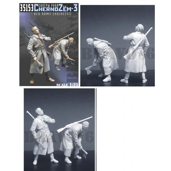 Bravo6 35153 1/35 Chernozem-3 RKKA Sapper Team #1 (2 figures)