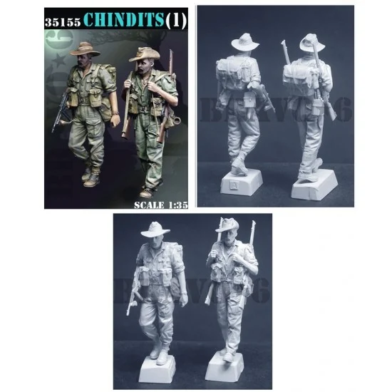 Bravo6 35155 1/35 Chindits Long Range Penetration Groups Vol.1 (2 figures) - Model Figures