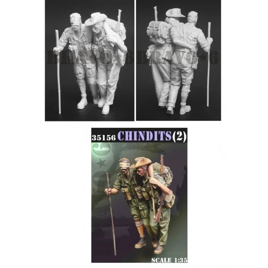 Bravo6 35156 1/35 Chindits Long Range Penetration Groups (2 figures) - Model Figures