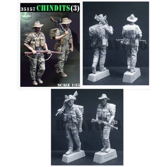 Bravo6 35157 1/35 Chindits Long Range Penetration Groups Vol.3 (2 figures) - Model Figures