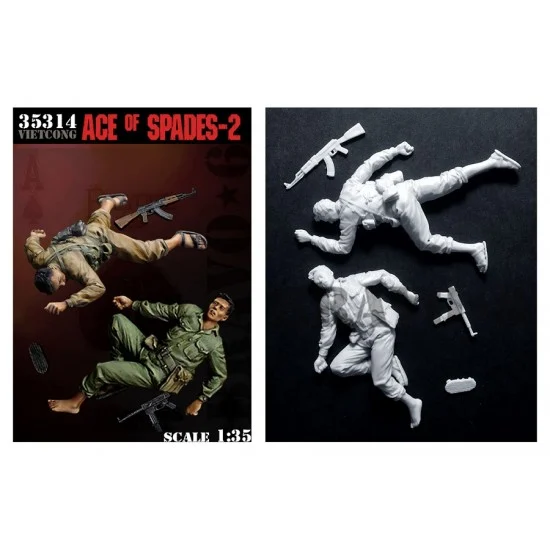 Bravo6 35314 1/35 Viet Cong ACE of Spades-2 Wounded Soldiers (2 figures)
